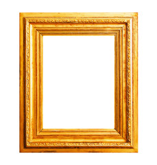 Gold wooden frame