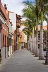 Straße in  Puerto de la Cruz auf Teneriffa