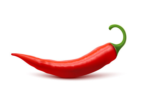 Red Hot Chili Pepper Realistic Image