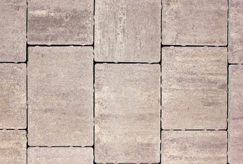 Paving slabs of various forms