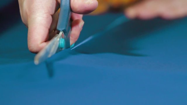 Tailors Sewing supplies Macro series sequence