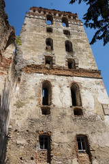 Medieval stone Tower in Starokonstantinov