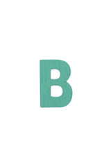Isolated B capital letter