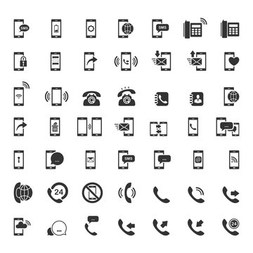 Phone and communication set,Vector EPS10.
