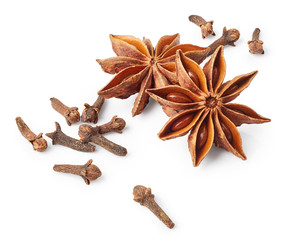 Star anise and cloves