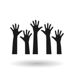 vote design over white background, vector illustration