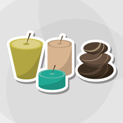 Graphic design of spa center, editable vecctor