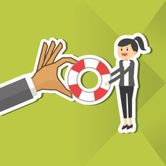 Graphic design of insurance, editable vecctor