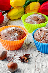 Sweet cupcake dessert