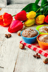 Sweet cupcake dessert
