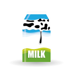 milk design over white background, vector illustration,