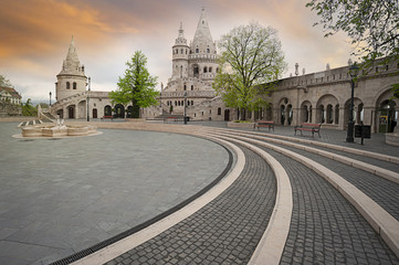 Fototapeta premium Fisherman bastion in Budapest, Hungary