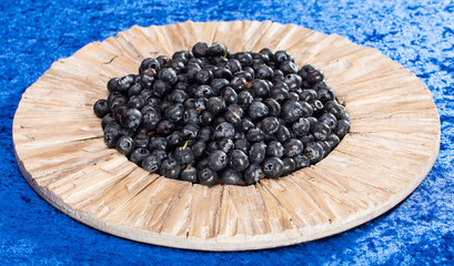 fresh picked blueberries
