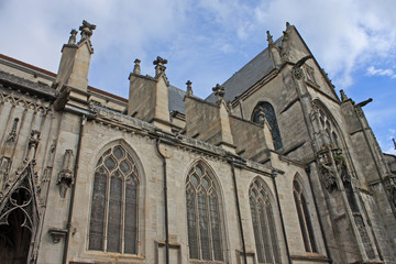 Fototapeta na wymiar basilica of St. John the Baptist, Chaumont