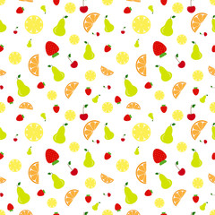 Fruit Pattern Vector Iluustration