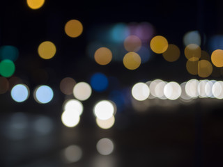 Fototapeta premium Multicolored defocused bokeh lights background