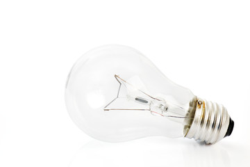 Light bulb / Light bulb on white background.