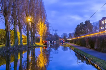 Photo sur Plexiglas Canal Vue imprenable sur les canaux de Birmingham