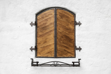 Ancient medieval window.