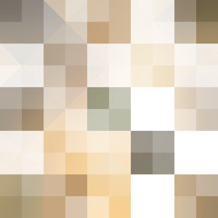 Abstract Background Design With Geometric Pattern - Pastel Colored Square Mosaics