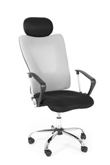 New office chair isolated on white