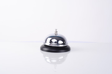 ring bell order isolated on white screen