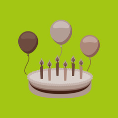 retro party icon design 