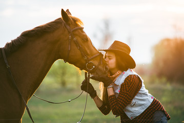 girl and horse