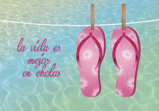 Life is better in flip-flops