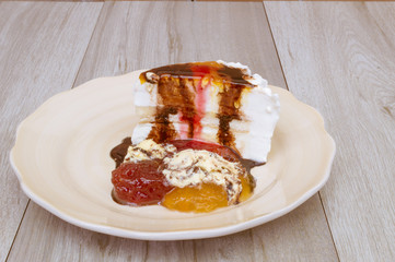 pastel de helado,tarta helada