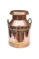 A VIntage Copper and Brass Milk Churn