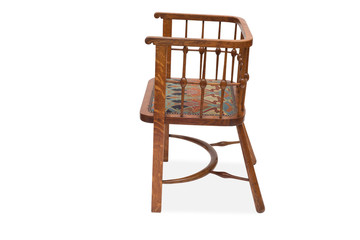 Side View of an Antique Dining Chair