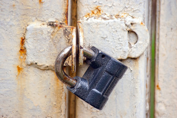 The old big Antique  padlock