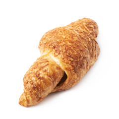 Cheese croissant isolated