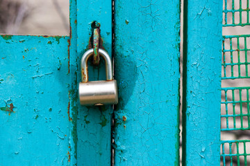 The old big Antique  padlock