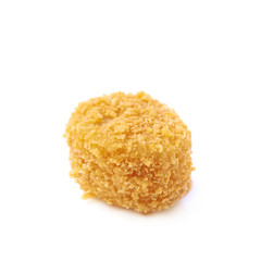 Breaded crab ball isolated