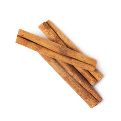 Cinnamon stick isolated