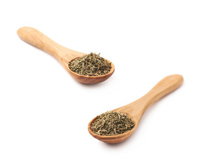 Spoon full of thyme seasoning