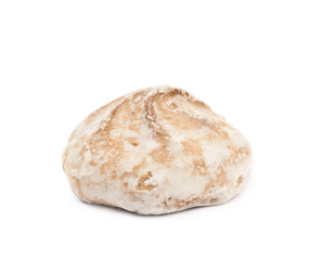 Russian gingerbread cookie isolated