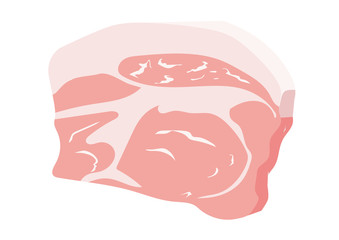 豚肉　イラスト