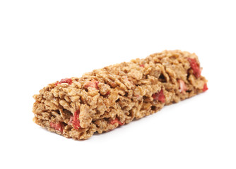 Nutrient chewy grains bar isolated