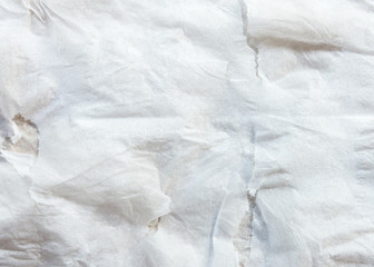 White soft tissue with tear