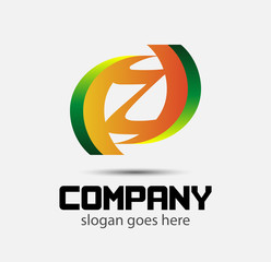 Letter z logo icon design template elements
