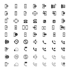 Phone and communication set,Vector EPS10.