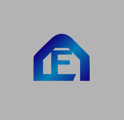 Logo F Letter company vector design template
