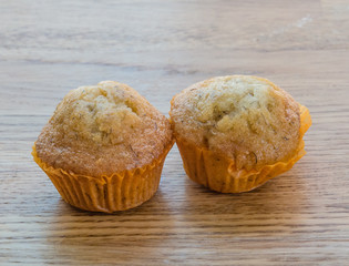 Banana cup cake
