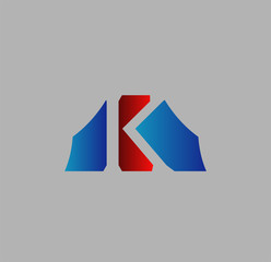 Abstract icon based on the letter k
