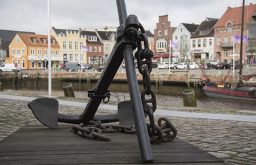 Anchor at Husum harbor