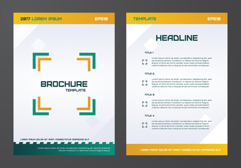 brochure template, flyers, leaflets, letters, advertisements