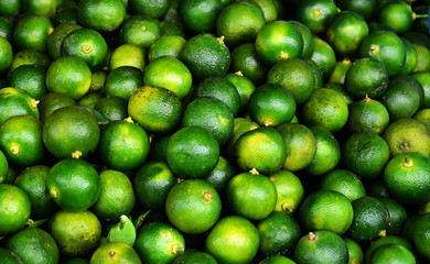 Fresh green lemon background